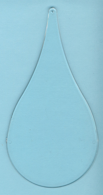 3920637 Acryl Trennscheibe Tropfen 18cm
