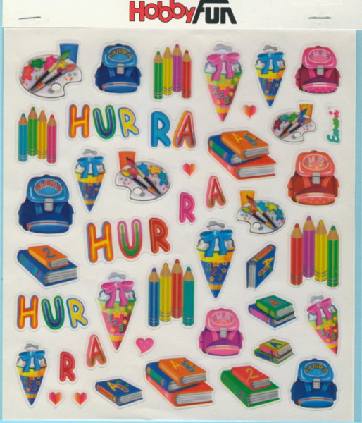 3452387 Hobby Design Sticker Schule III