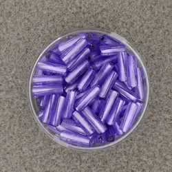 562910884 Glasstifte twisted tanzanite matt 10mm 15g