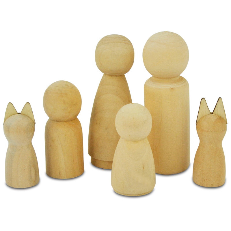 40550_Figurenkegel-aus-Holz-natur-6-Stück