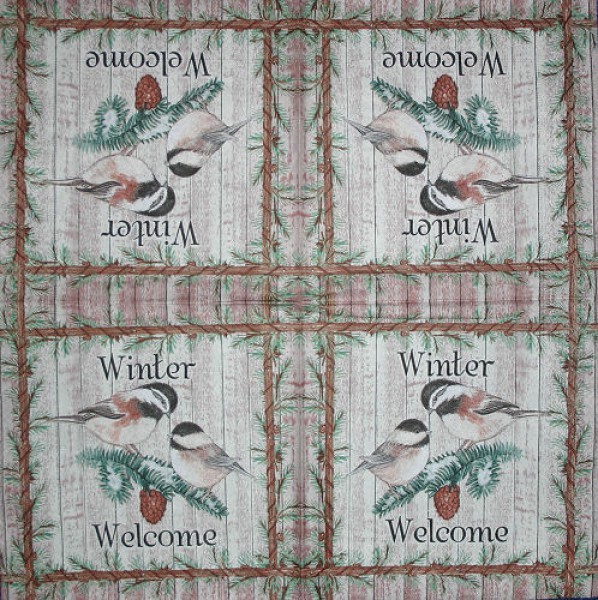 Serviette Welcome Winter