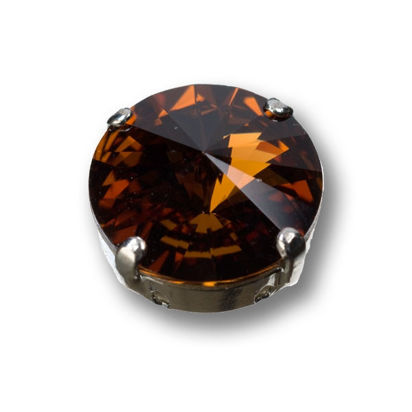 p1125201 Swarovski Glasstein 13mm smoked topas