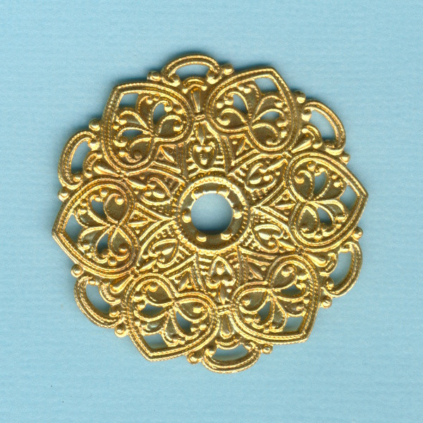 505639931 Metall Zwischenteil Ring 38mm gold