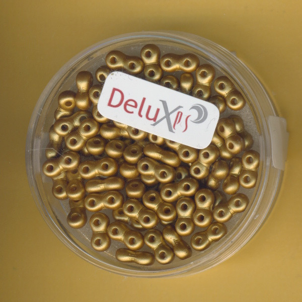 9696-06944 Infinity Beads 3x6mm limegold 5,5g