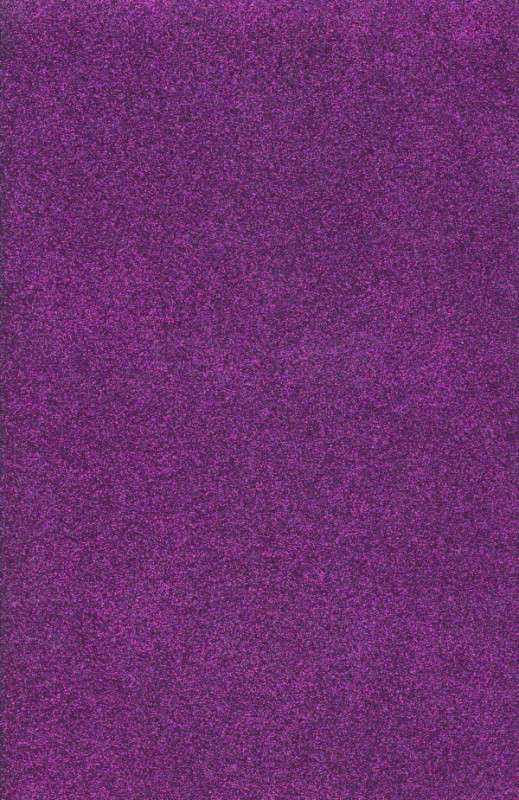 1054043 Moosgummiplatte Glitter lila 200x300x2mm