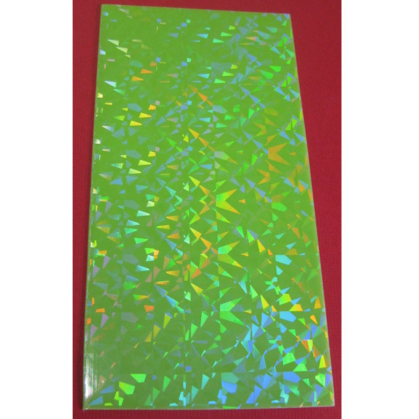 3515961 Kerzen Wachsplatte irisierend hellgrün 200x100mm
