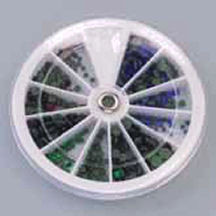 1839513 Strasssteine-Set hot-fix lila blau grün