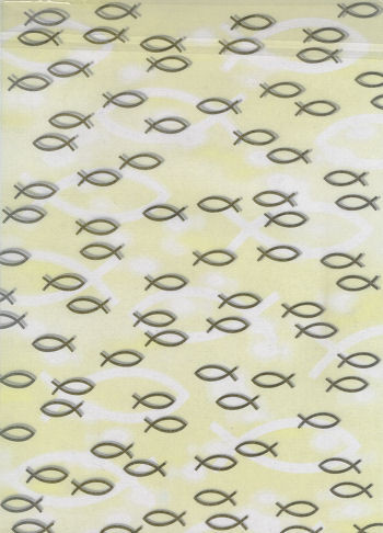 tp67 Transparentpapier Fische gold A4