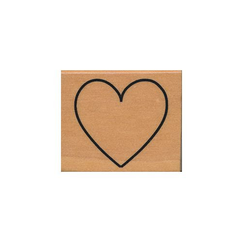 70380111 Holzstempel Herz 3,5x3,5cm
