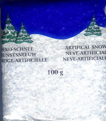 Deko Schnee 100g-Beutel