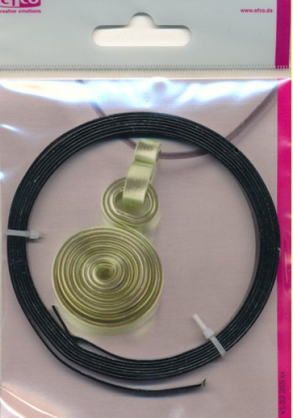 2225589 Aluflachdraht 1x5mm schwarz 2m