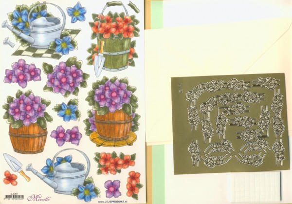 33361 3D Bastelset Blumen für Garten