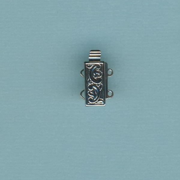 042602951 Schließe 2 reihig 15x9mm platin