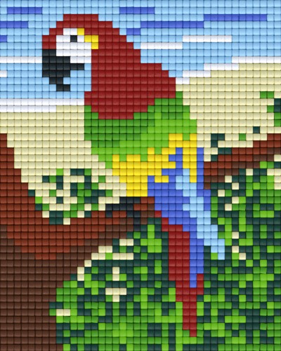 801251 Pixelhobby Klassik Set Papagei 2