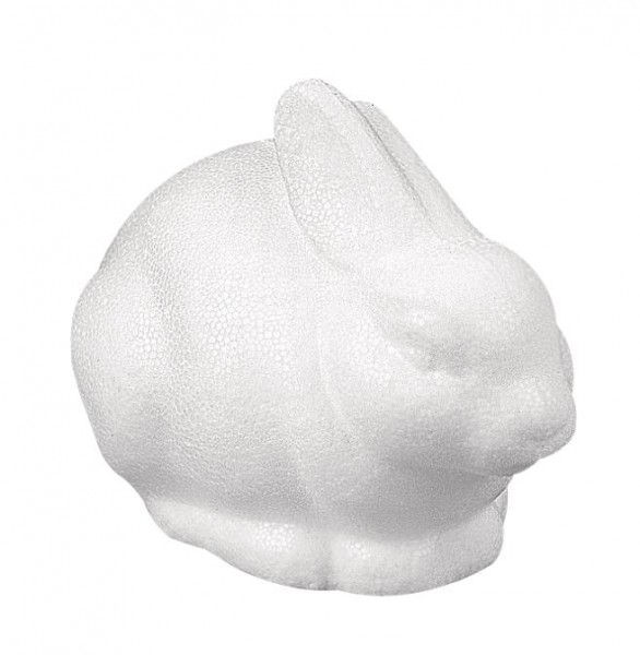 452914001 Styropor Hase sitzend 14x8cm