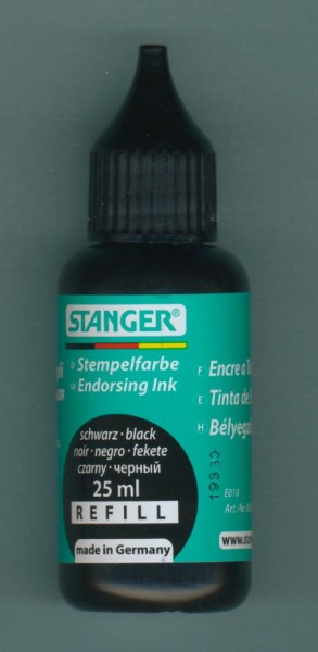 65470 Stanger Stempelfarbe schwarz 25ml