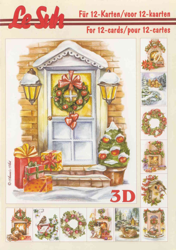 345621 3D Motivbuch A5 Weihnachten I