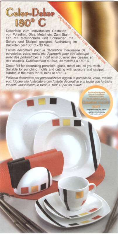 Color-Dekor Folie Style orange/braun