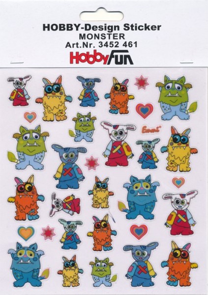 Hobby-Design Sticker Monster