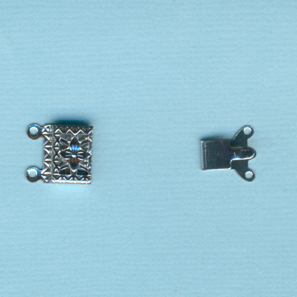 3180491 Edelstahl Verschluss Schließe 10x15mm silber