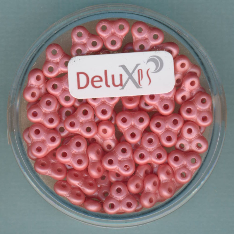 9699-06454 Trinity Beads 3x6mm dunkelrosa 5,2g