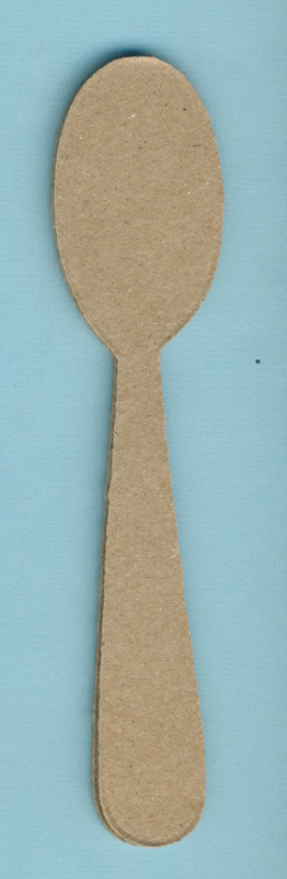 084800051 Holz Dekor Löffel 14x3cm