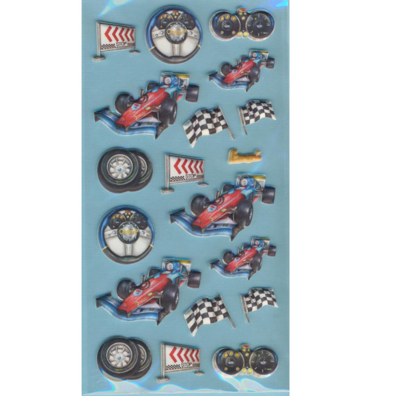 3451258 Creapop Sticker Rennwagen