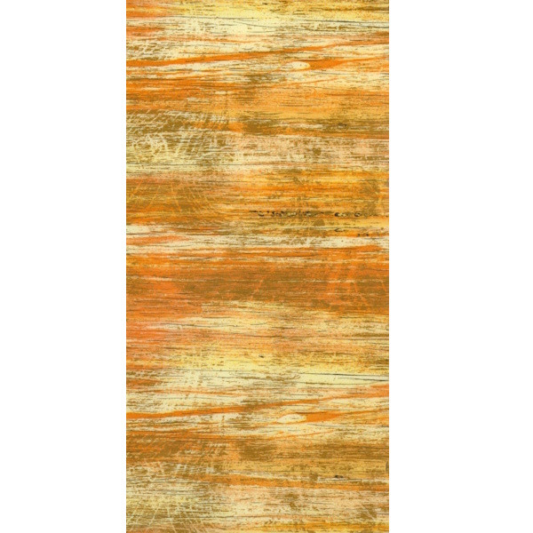 0969 Kerzen Wachsplatte gestreift orange-gold 200x100mm