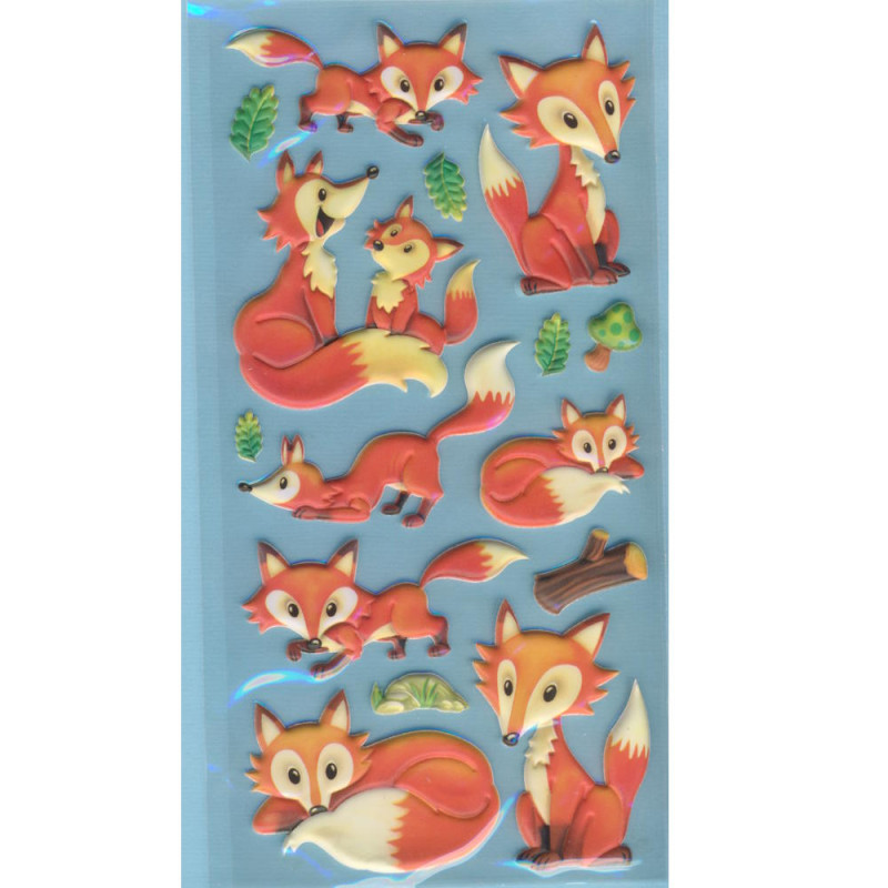 3451275 Creapop Softysticker Füchse