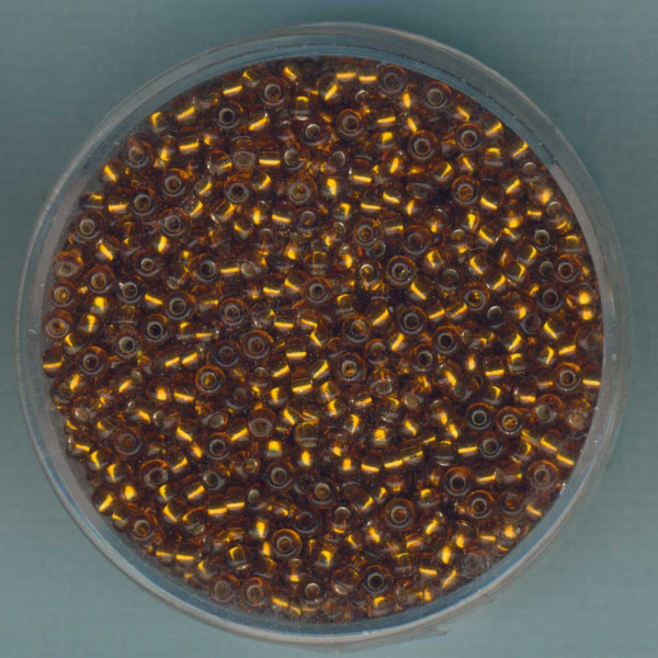 9270-114 Rocailles 2mm topas Silbereinzug 17g