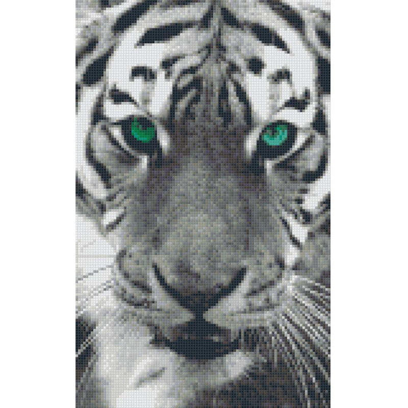 808048 Pixelhobby Klassik Set Tiger mit grünen Augen