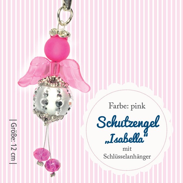 Bastelset Engel Isabella pink platin