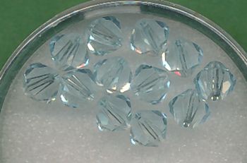 14281565 Swarovski Kristallschliffperlen 6mm eisblau 12 Stück
