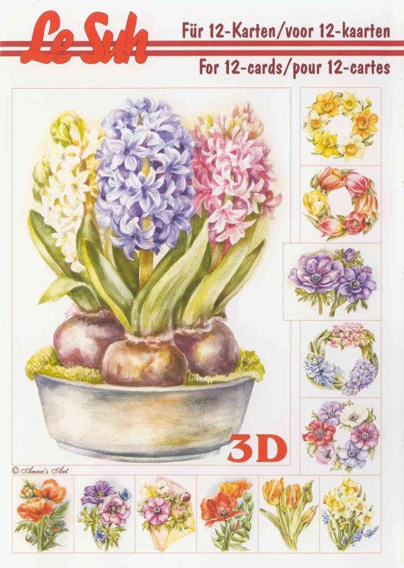 345651 3D Motivbuch A5 Blumen V