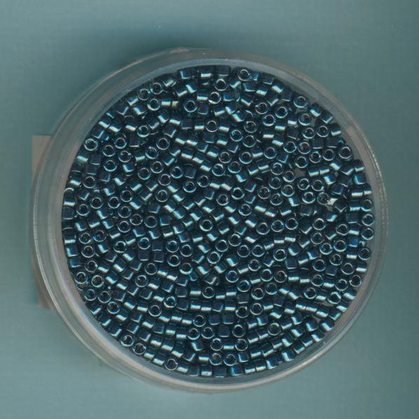 db0451 Delica Beads 2mm verzinkt stahlblau 4g