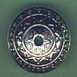1174650656 Metallrosette versilbert 28x20mm