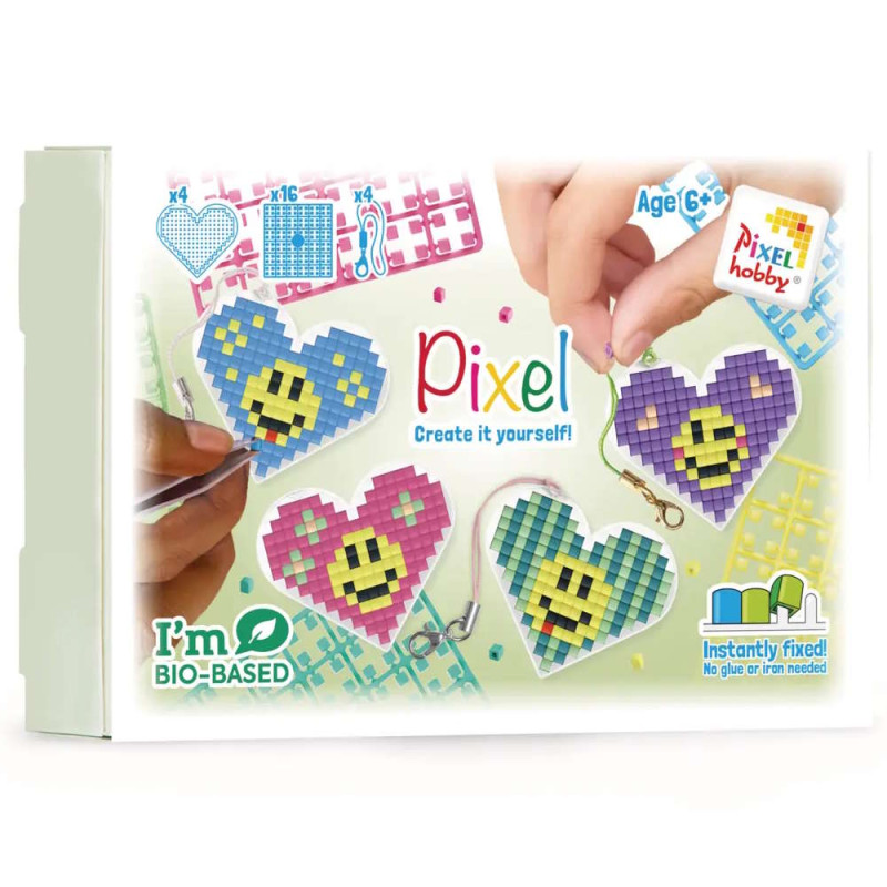 25007 Pixelhobby Herz Themenbox Smileys