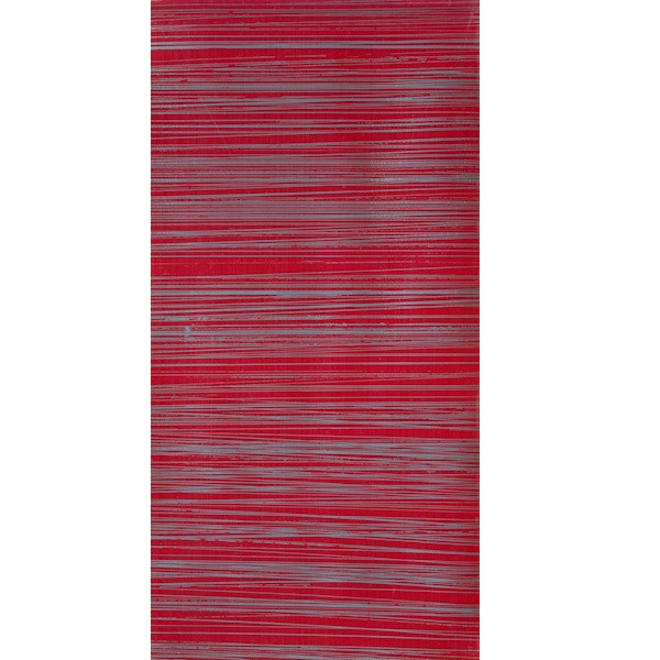 7008041 Kerzen Wachsplatte gestreift silber rot 200x100mm