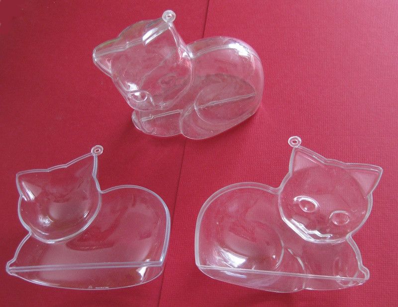2239717 Acrylform Katze 11cm teilbar