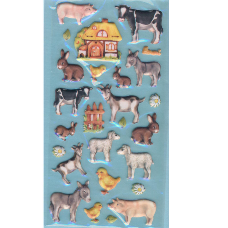3451163 Creapop Softysticker Tiere