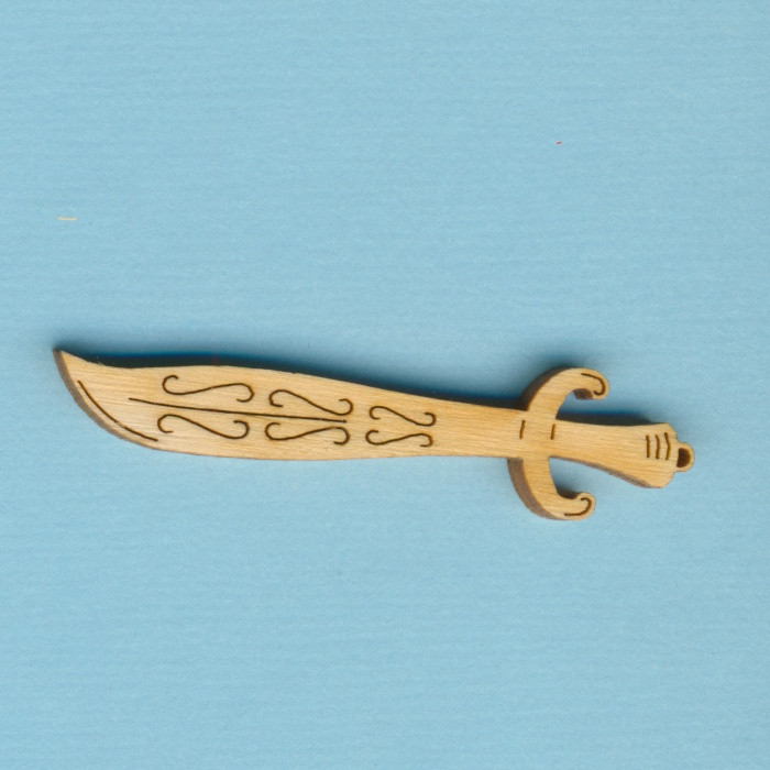 rih4705 Holz Deko Schwert 5cm