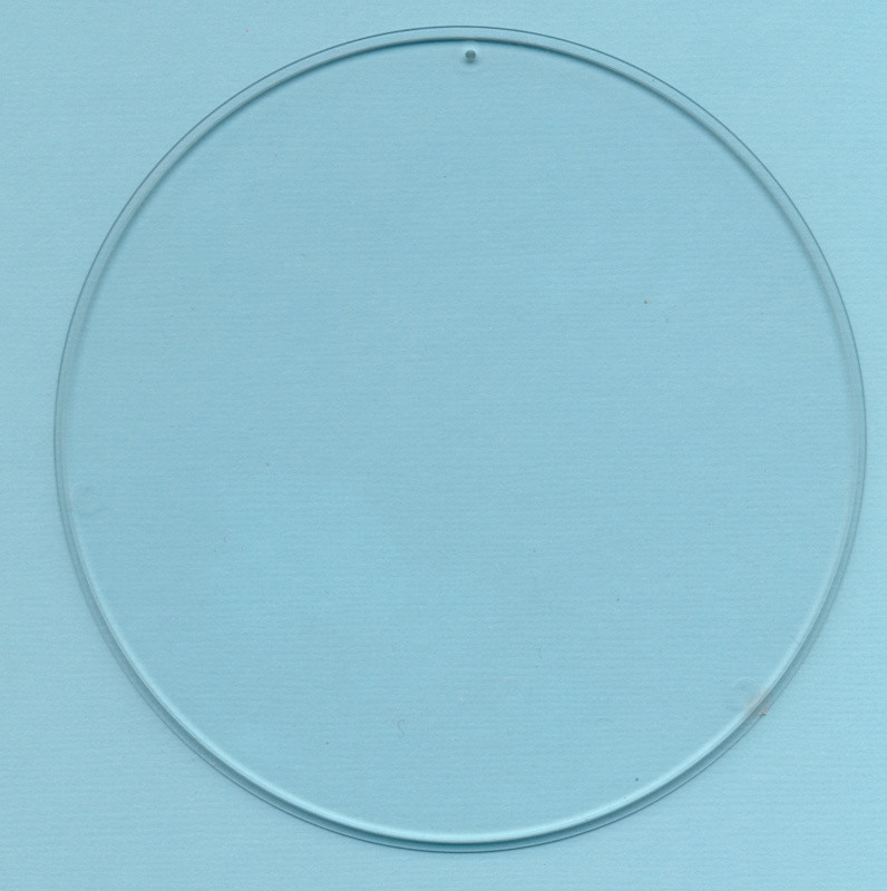 393300 Acryl Trennscheibe rund getrübt 12cm