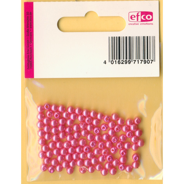 1031033 Wachsperlen 4mm altrosa 100 Stück