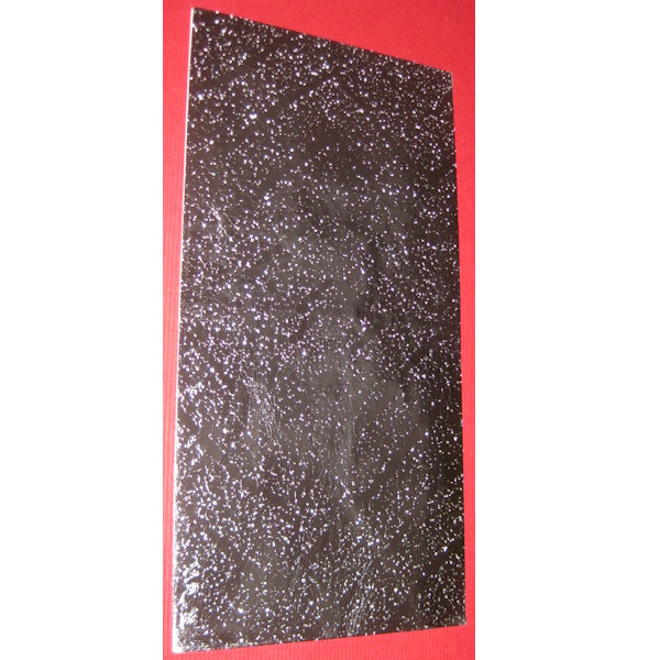 162642005 Kerzen Wachsplatte silber metallic getupft 200x100mm