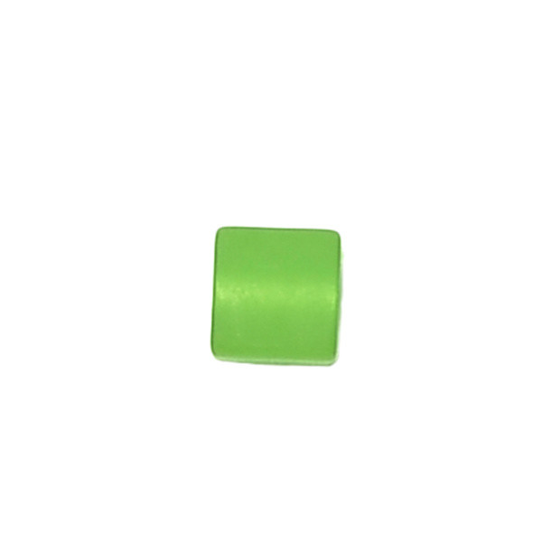 370606031 Polariswürfel Großloch hellgrün matt 6x6mm