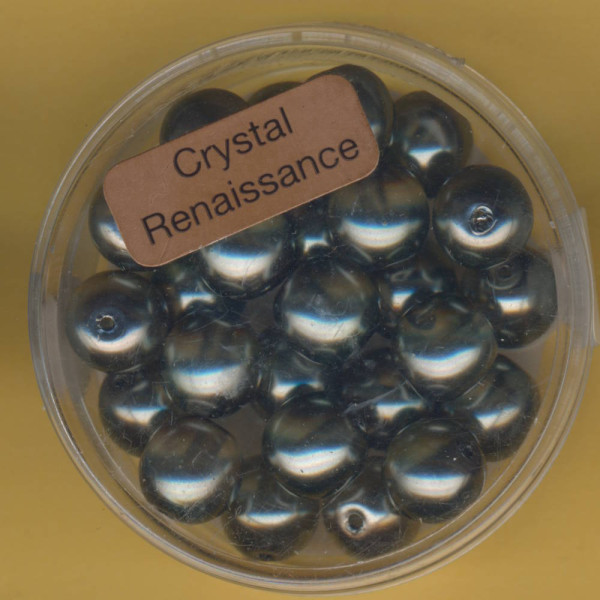 0780-08464 Crystal Renaissance Perlen 8mm grau 25 Stück