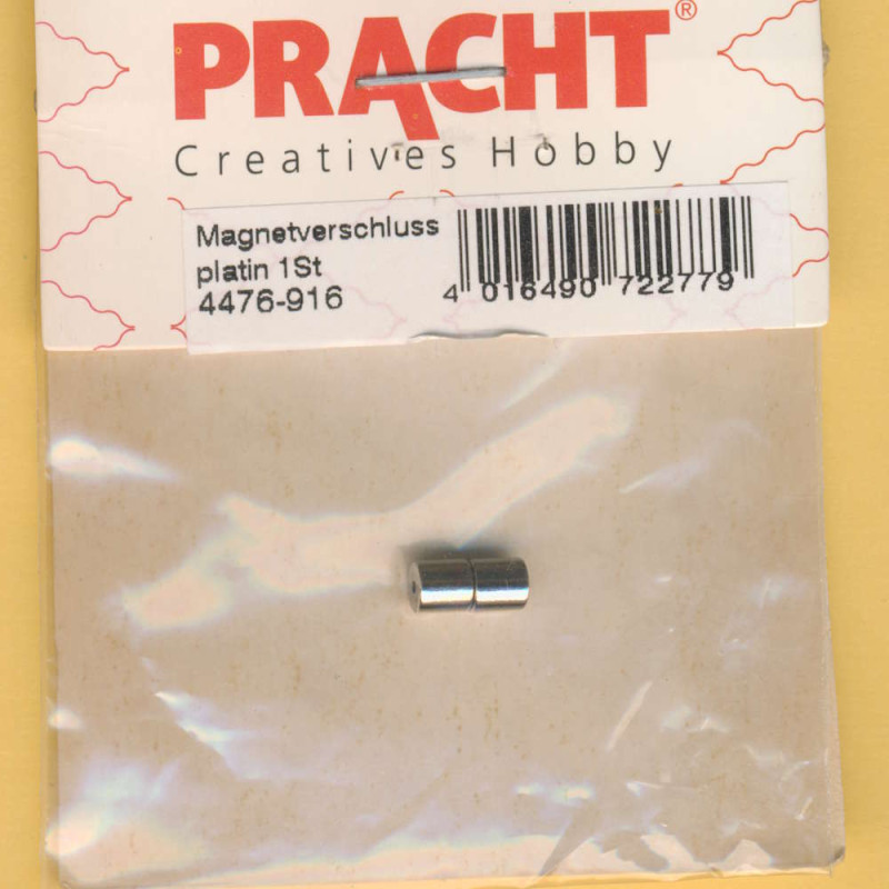 4476-916 Magnetverschluss 9x4mm platin