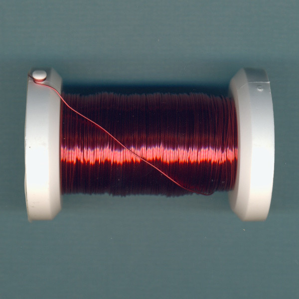 1225-30011 Schmuck Häkeldraht 0,3mm rot metallic 50m