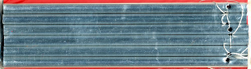 Klangstäbe 8mmx18cm silber hohl