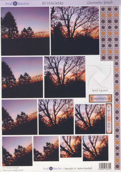 823795 3D Motivbogen A4 Herbst Sonnenuntergang